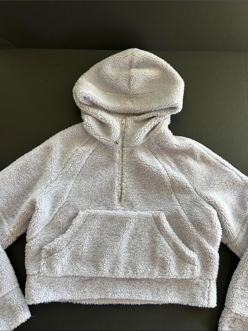 lululemon athletica Plush Half‑Zip Hoodie Sweater — Light Lavender Size XS/S